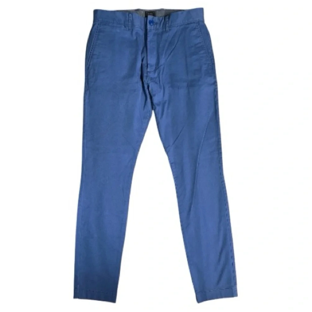 J. Crew Men's Vibrant Blue Chinos - Picture 1 of 2